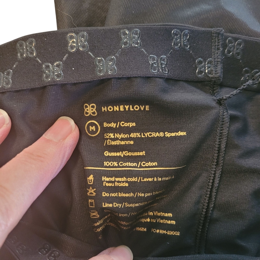 NWT Honeylove black high waist shapewear shorts - M. S30 - Picture 8 of 9